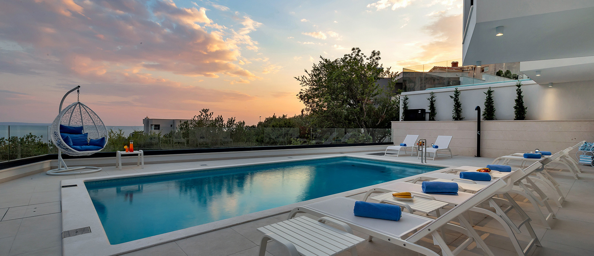 The pearl of modern architecture - with a unique view of the Adriatic Sea and the mountain Biokovo, Villa LeDjaDe Makarska Makarska